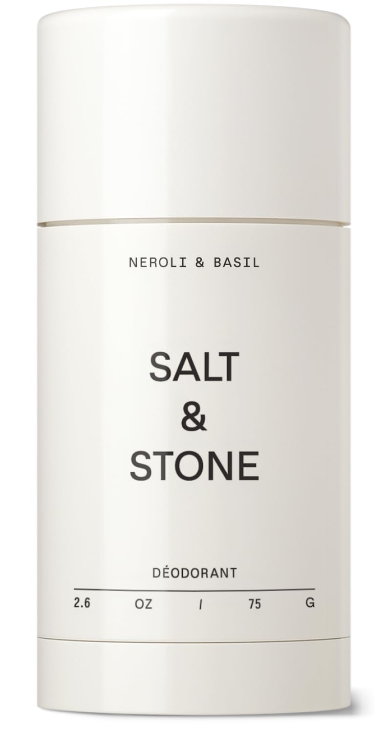 Photo 1 of SALT & STONE Aluminum Free Deodorant | Extra Strength 48 Hour Protection for Women & Men | Made with Seaweed Extracts, Shea Butter & Prebiotics (Neroli & Basil)