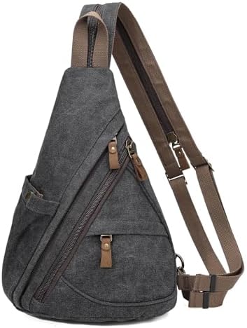Amazon.com | KL928 Canvas Sling Bag - Casual Crossbody  display picture 1