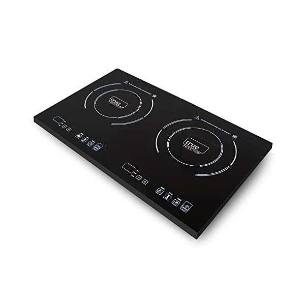 True Induction Portable Double Burner Induction Cooktop w/FREE CARRYING
