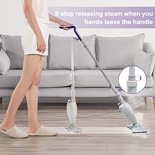Steam Mop,LIGHT 'N' EASY Floor Steamers for Hardwood and Tile