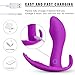 Bantie Wearable Butterfly Vibrator Waterproof Vibrating Massager G Spot Vibrator Rechargeable Dildo Vibrator Clit Stimulator – Wireless Remote Control Silicone Vagina Massager Adult Sex Toythumb 1