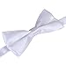 HDE Children's Solid Matte Pre-tied Adjustable Neck Strap Microfiber Boys Bowtie