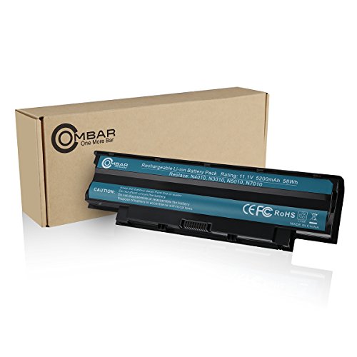 OMBAR 5200mAh 6 Cells Dell Laptop Battery for Inspiron 14R(N4010), 15R(N5010), 17R(N7010), N4110, N5110