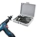 Zantle Hole Saw Kit for Wood- 16 Pieces 3/4''-5'' Full Set in Case with 1pcs Hex Key, 2pcs Mandrels and 1pcs Install Plate for PVC Board Plastic Plate Drilling Drywall and Soft Wood