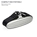 Smart Weigh Travel Digital Luggage Scale with EZ Grip Handle, Portable Hanging Strap and Hook Scale, Bag Weight Gadget w/ Tare Function for Suitcases, Batteries Included, 50kg / 110lbs, Silver