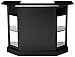 Coaster Home Furnishings 2-Door Bar Unit with 1 Drawer Black and Clear