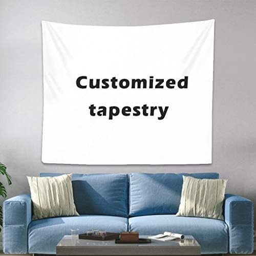 Tapestries - yyfq Custom Tapestry Customized Tapestry Wall Hanging Decor Personalized tapestry upload images Tenture Murale Tissus Tapisserie Mural Carpet Duvar (27''X39''/70X100cm)