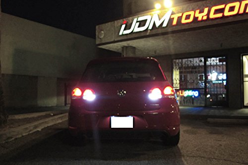iJDMTOY Error Free 21-SMD 7440 W21W LED Backup Reverse Light Bulbs For 2010-2014 Volkswagen MK6 Golf or GTi