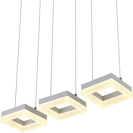 HZC Iluminación de Techo LED Luces Colgantes Acrílico nórdico Lámpara