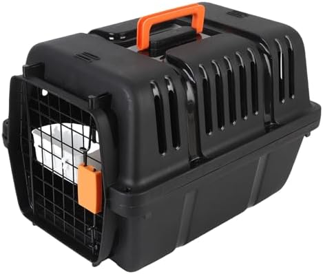 Picture of Plastic Dog Crate, Airline Approved Dog Kennel Ventilated Hard Large ...