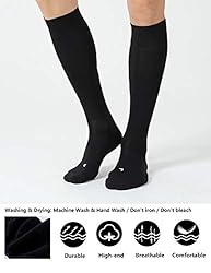 CelerSport 3 Pack Soccer Socks for Youth Kids Adult