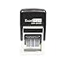 ExcelMark Paid - Self-Inking Rubber Date Stamp - Compact Size (Red Ink)