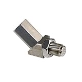 Universal Stainless Steel 135 Degree CEL Fix O2 Oxygen Sensor Adapter Extender with Catalytic Converter