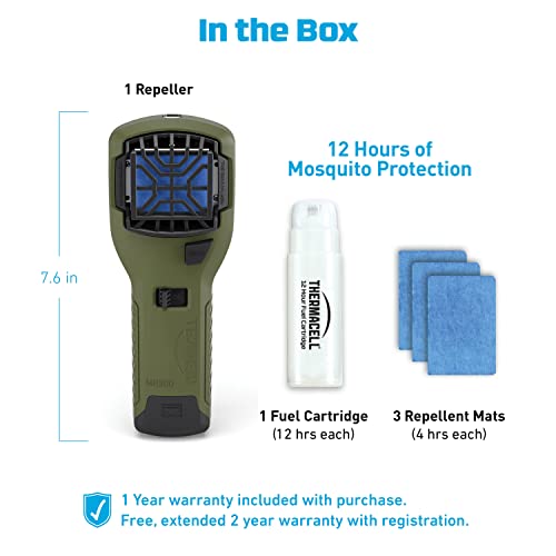 Thermacell MR300 Portable Mosquito Repeller, Green & Sawyer Products