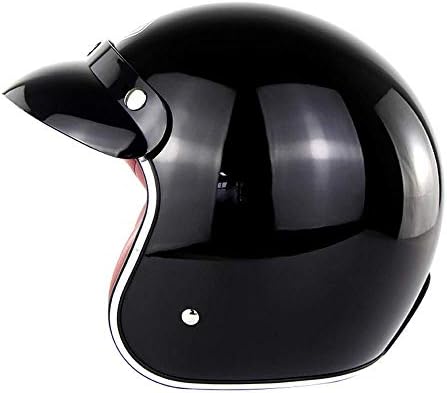 Vintage Harley Open Face Half Helmet, D.O.T Certified Jet Helmet Motorcycle Scooter Helmet Pilot Motorcycle Helmet /(S, M, L, XL, XXL)/(55-63CM),S