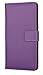 Lumia 920 Case, iCoverCase Genuine Leather Magnetic Flip [Card Slot] Wallet Cover Kickstand Case for Nokia Lumia 920 (Purple)