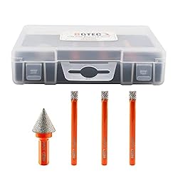 Dry Diamond Drill Bit Set - BGTEC 3pcs 1/4" 6mm