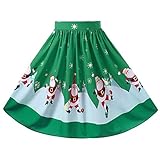 Sunhusing Ladies Christmas Festival Santa Printed