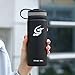 Vacuum Insulated Water Bottle Double Wall Stainless Steel Wide Mouth Sport Flask with BPA Free Lid (21oz)