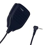 Coodio Remote Lapel Microphone Shoulder Speaker Mic [Compact Slim] For 1 Pin Motorola Talkabout 2 Way Radio Walkie Talkie