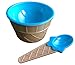 BonBon Vibrant Colors Ice Cream Dessert Bowls and Spoons (6)