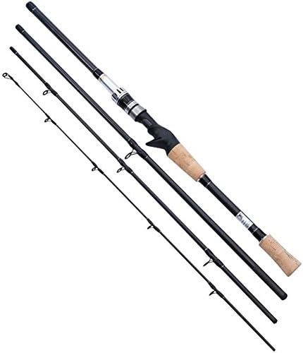 Lzdingli Fishing Apparatus Fishing Tackle Bait Fishing Rod 2.1M 2.4M 4 Section Carbon Fiber Textile Casting Tour Rod Fishing Tackle for Fishing Enthusiast