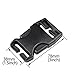DYZD Multi-Size Plastic Buckle Repair Kit Quick Release Buckles No Sewing Required Buckles for Backpack Bag (4pcs Black,38 mm)