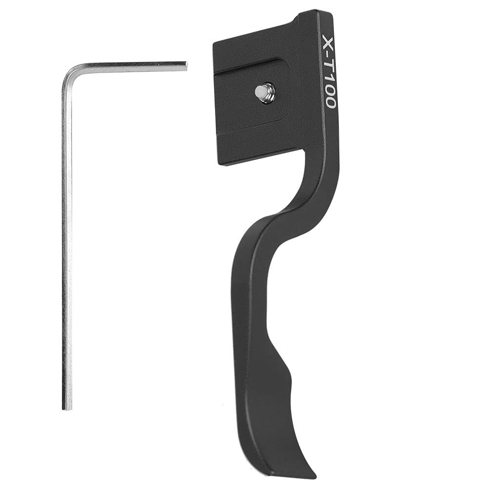 Aluminum Alloy Thumb Rest Up Hand Grip Replacement for XT100 Mirrorless Camera(Black)