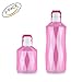(Set of 2) Dog Water Bottle for Walking, Running and Hiking Blue 500ML/16.9oz and 250ML/8.45oz Large and Small Size Outdoor Portable Antibacterial Travel Mug Drink Dispenser for Cat, Puppy and Pet