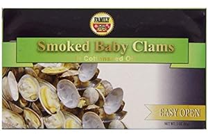 GONDMAX Family Smoked Baby Clams 3 oz. (Pack of 3)