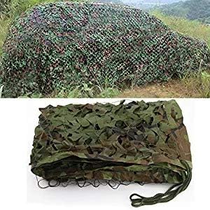 bluecookies Military Camo Netting Army Woodland Camouflage Netting Oxford Fabric Hunting Camping Net (1.5 x 10M)