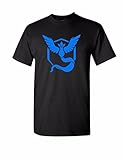 Uink Pokemon Go Team Mystic Men's Funny T-shirt Black S