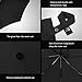 Saiveina Umbrella,Travel Umbrella 8 Ribs 210T Folding Waterproof Umbrellas Women and Men Auto Open Close Umbrella (Black)