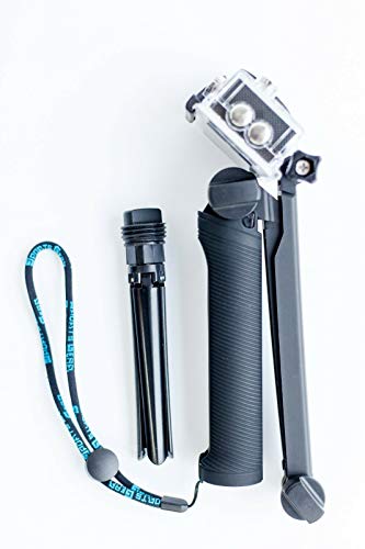 AIRON 3-Way Grip Arm Tripod Foldable Selfie Stick, Stabilizer Adjustable Monopod Mount Holder, Extendable Folding Arm Handle Compatible with Any GoPro Hero 7 6 5 4 3 and Action Camera - Thumbnail 6
