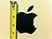 Apple Logo with Steve Jobs Face Decal Sticker Peel And Stick Black