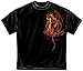 Firefighter T-Shirt Fear No Evil Dragon X-Large Black