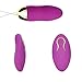 Jetpow Vibrating Egg Wands G-spot Clitorial Stimulate Waterproof Portable Wireless Remote Control USB Rabbits Women Bullet Massager Purple