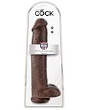 Pipedream Products King Cock 15 Inch Cock with Balls, Brown