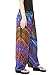 Orient Trail Women's Tie-dye Straight Leg Pajama Dance Yoga Pants M/L Crab Nebula Purple