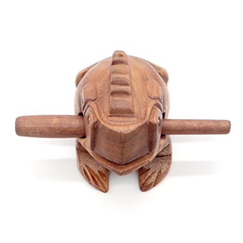 Wooden Frog Rasp Musical instruments of Africa Frog Rasp Super Guiro (4 Inch) Buy Online in