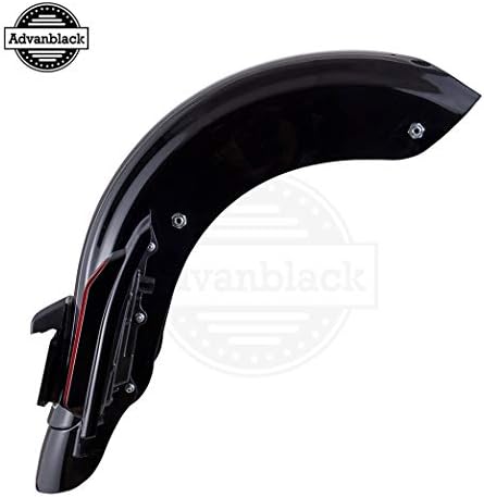 Advanblack Charcoal Denim Color-Matched CVO Style Rear Fender Kit For 2014-2019 Harley Touring Street Glide Road King Road Glide Special