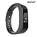 2016 New Released Fitness Tracker Watch by SHINAP® Landscape/Portrait Orientation display, Activity Tracking with Pedometer, Calorie Counter, Message Alarm, Sleeping Monitor-Improve Fitness Now (Blue)