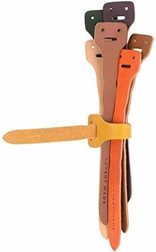 100cotton cute face leather cable ties (pack of 7)