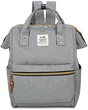 Stylish Backpack Style Canvas School Backpack Functional Travel Bag for Men Women