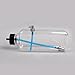 Transparent Plastic Tank with Metal Cap Plane 0ml