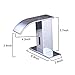 Gangang Touchless Bathroom Sink Faucet Motion Sensor Hands Free Automatic Commercial Vanity Water Faucets with Temperature Control Hot & Cold Mixing Valve Chrome
