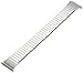 Voguestrap TX921W Allstrap 15-19mm Silver Long-Length Tapered Expansion Watchband
