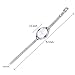 Zhenhui Women Thin Mesh Band Stainless Steel Wrist Watch Silver-Tone
