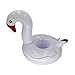 Miraclekoo Inflatable Pool Party Drink Holder Inflatable Cup Coasters ,White Swan (Set of 4)