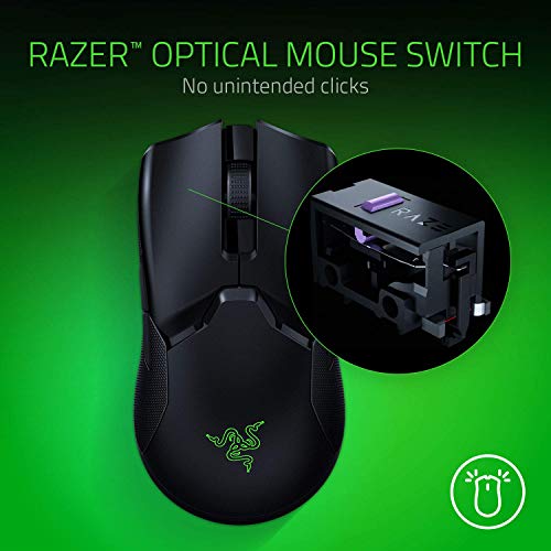 Razer Viper Ultimate Hyperspeed Lightest Wireless Gaming Mouse & RGB Charging Dock(Renewed)